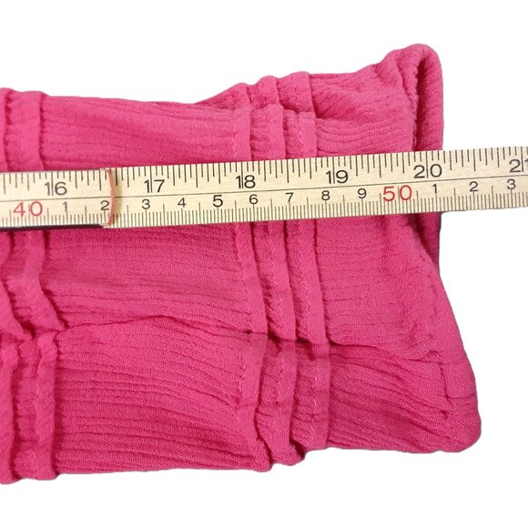 Cato Womans Pullover Top Size XL, Pink, Long Sleeve, Elastic Cuff Rayon Blend - Picture 8 of 8